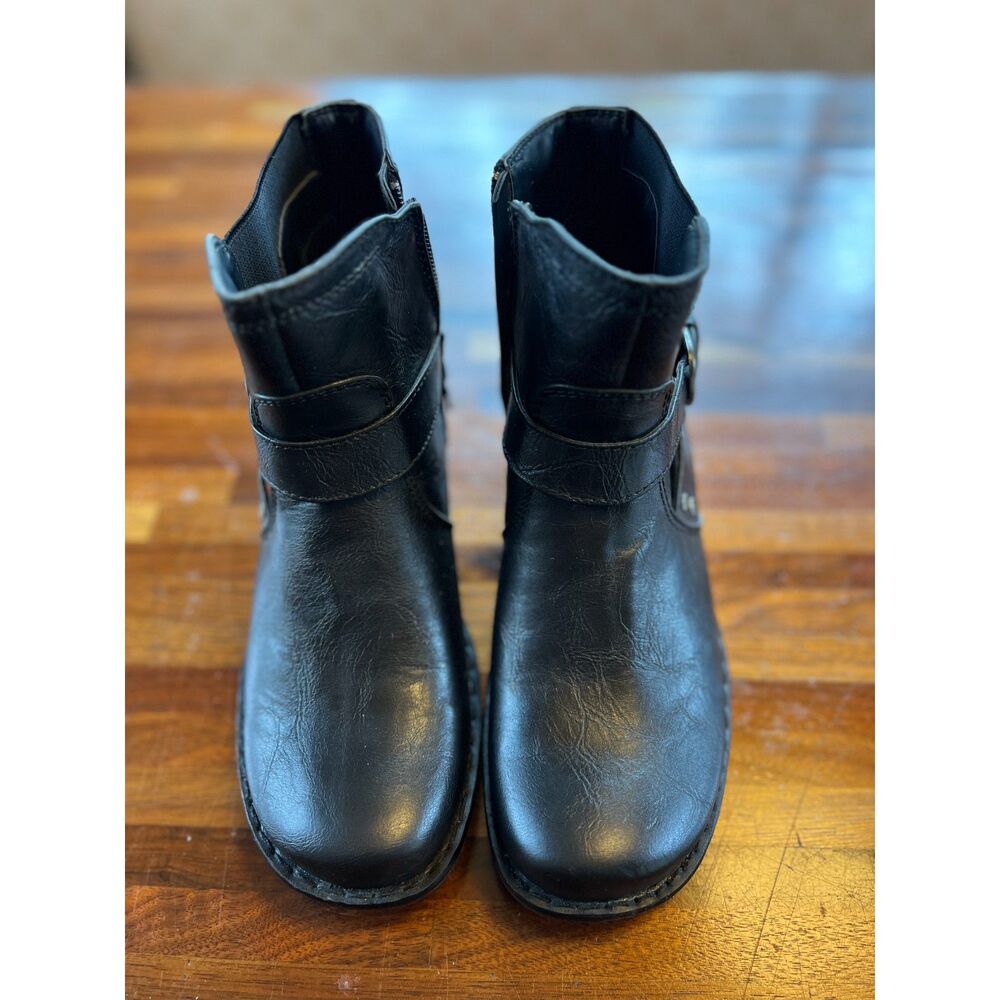 Kim Rogers Kassidy Womens Black Ankle Boots Size 7.5